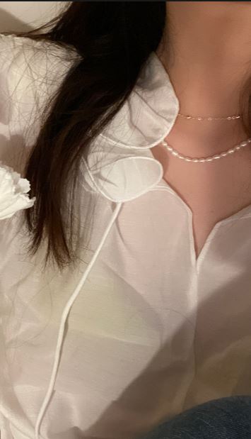 Luxurious Double Layer Pearl Close beade Double Layered Pearl Necklace