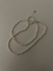 Tiny Silver Bead Mini freshwaters custom luxury vintage pearl Necklace