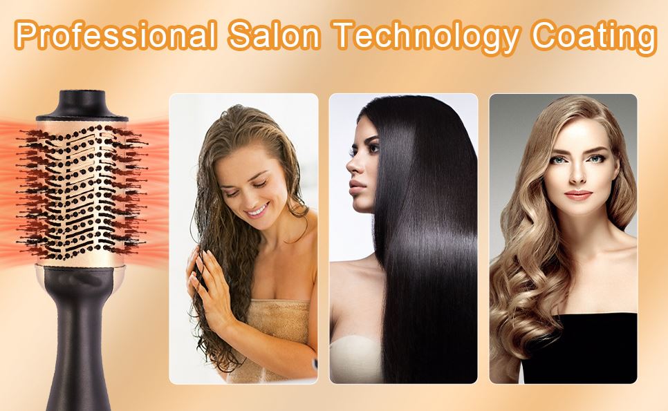 Multifunctional curling hot comb with negative ion rotary hair comb & hair straightener