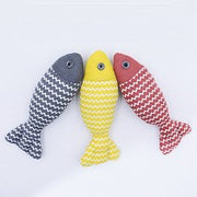 Cat toy linen simulation of fish