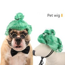 Pet wig Green Princess