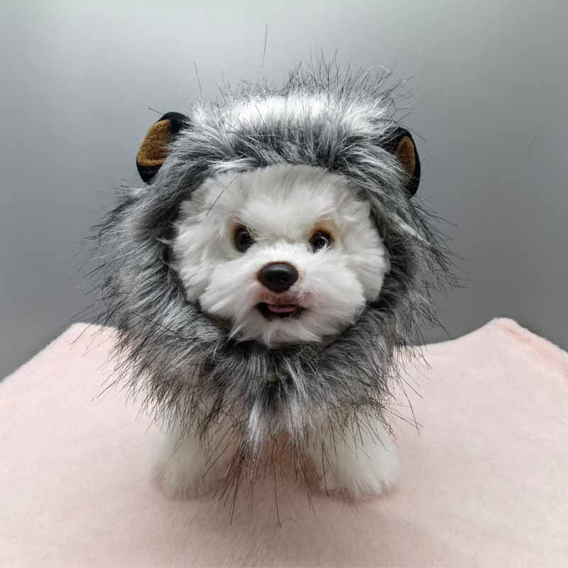 Pet cat dog lion wig headpiece rabbit ears funny headpiece Halloween