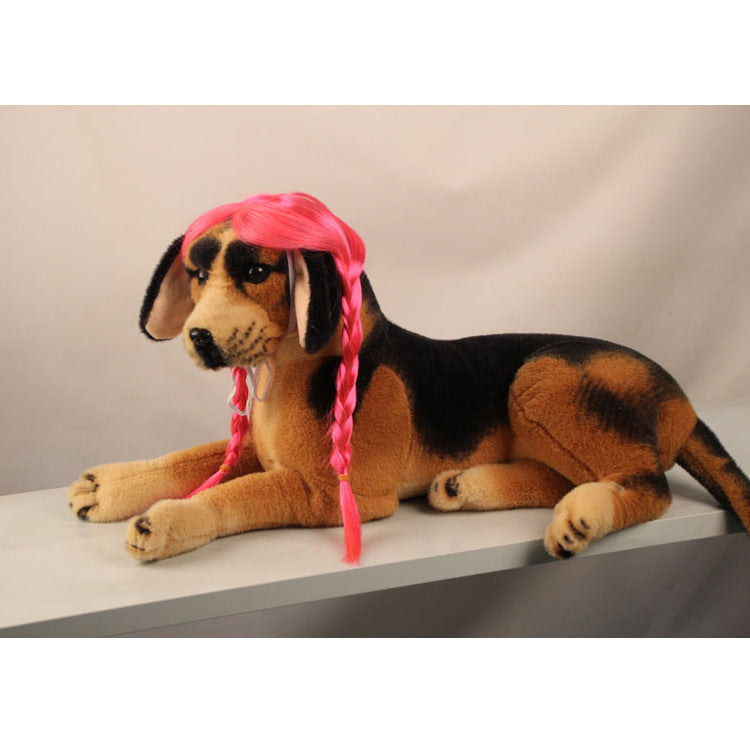 Fashion cat and dog wig with funny short hair