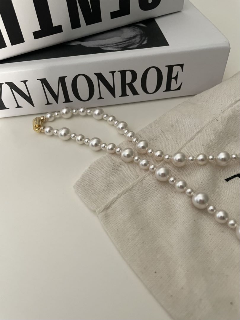 Mixed Pearl Strand Necklace Swarovski Pearls Classic Assorted Necklace