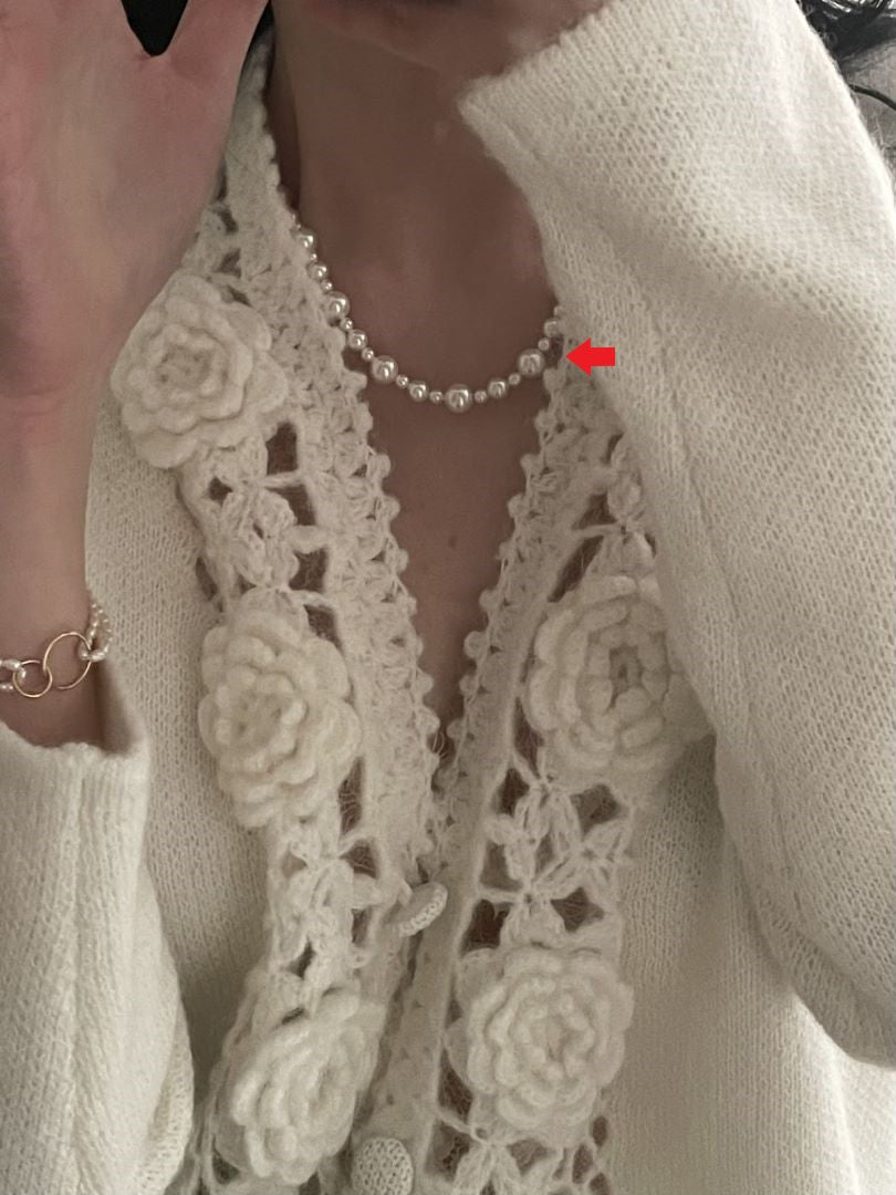Mixed Pearl Strand Necklace Swarovski Pearls Classic Assorted Necklace