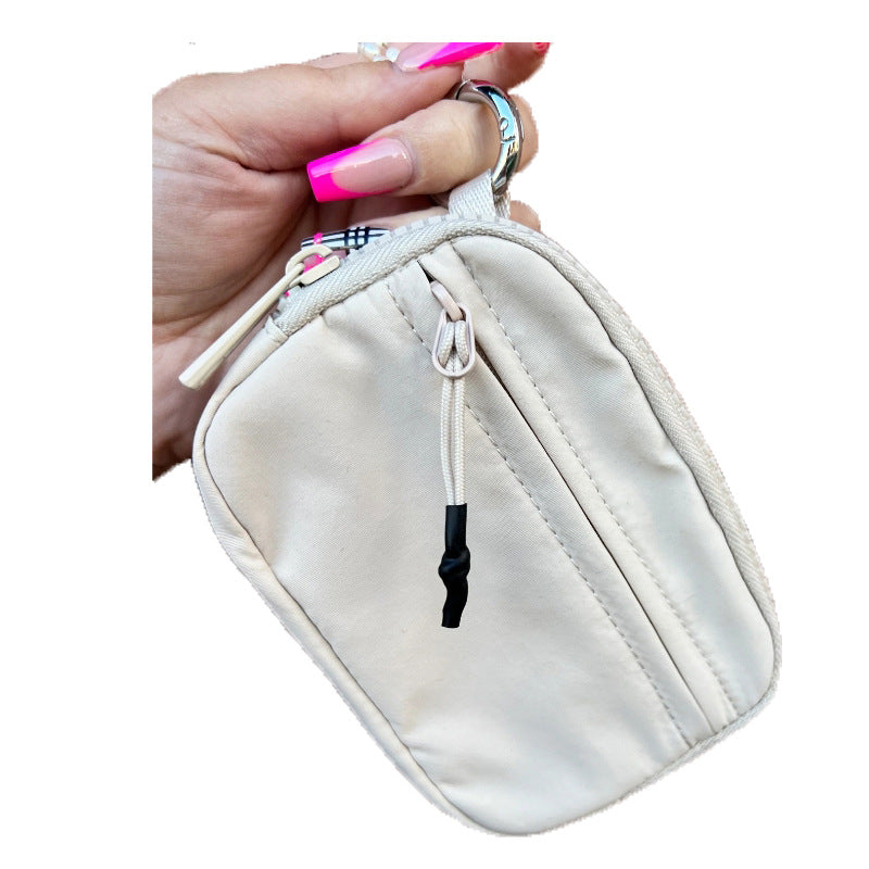 Nylon multi-functional card & keychain bag