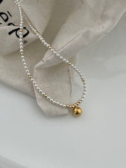 Swarovski shining flawless luster tiny rice pearls 14k solid gold bead