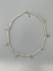 MYADDICTION Elegant Women Pearls Tassels Silver Sand Dollars Bracelets