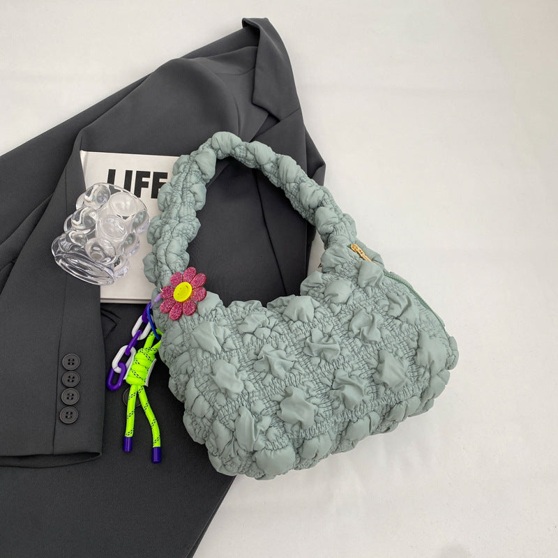 Bubble bag casual underarm bag cotton jacket dumpling bag cloud bag