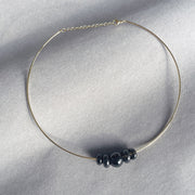 Spring personality retro natural stone collar necklace fashion with stylish women's choker