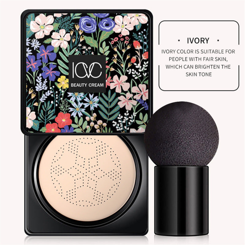 ICVC#1101 Mushroom Head Air Cushion BB Cream Concealer Equates skin tone 15g with Sponge mushroom head