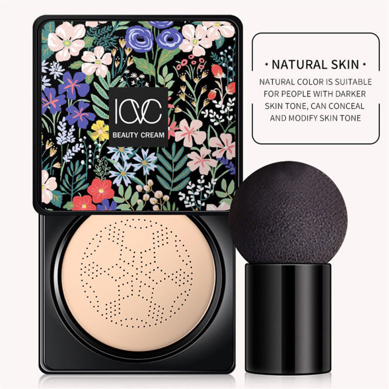 ICVC#1101 Mushroom Head Air Cushion BB Cream Concealer Equates skin tone 15g with Sponge mushroom head