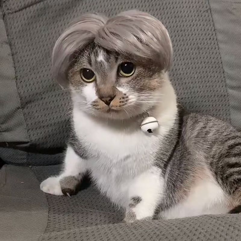 Pet wig K-POP style