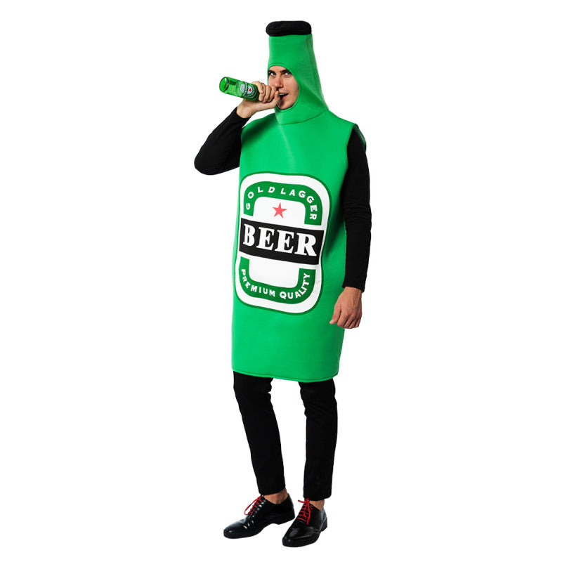 Halloween new beer costume adult costume party campus costumes fun stage costumes