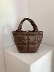 Large capacity new commuter handbag cotton-padded cloud bag
