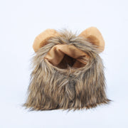 Cat wig head set lion head