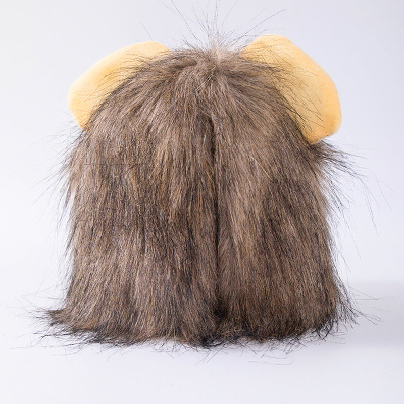 Cat lion head wig lion hat