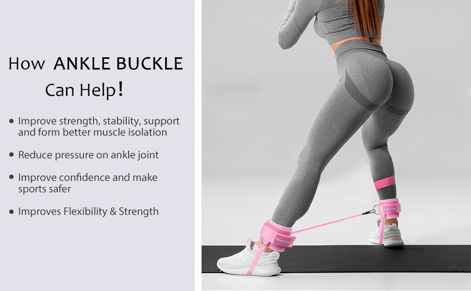 Ankle String Home Rack Ankle Buckle Elastic String Leg Practice Fitness Resistance ...