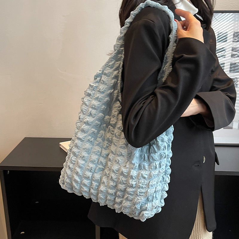 Puff cloud bag underarm bag large capacity handbag