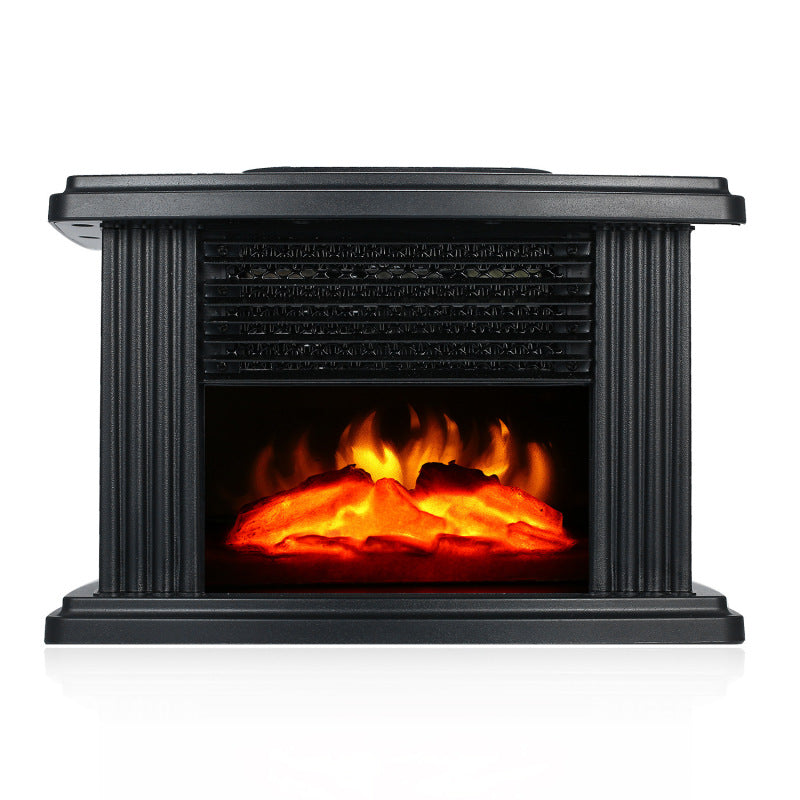 European style Fireplace heater Household living room bedroom flame heater stove small desktop hot fan