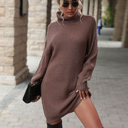 Long sleeve turtleneck sweater
