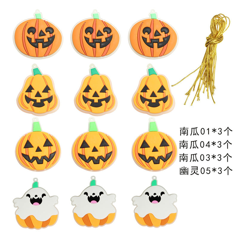 Halloween Bat party hanging decorations pumpkin head ghost Halloween scene decorative baubles