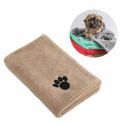 Pet microfiber suction towel Cat and Dog towel Pet bath cleaning towel